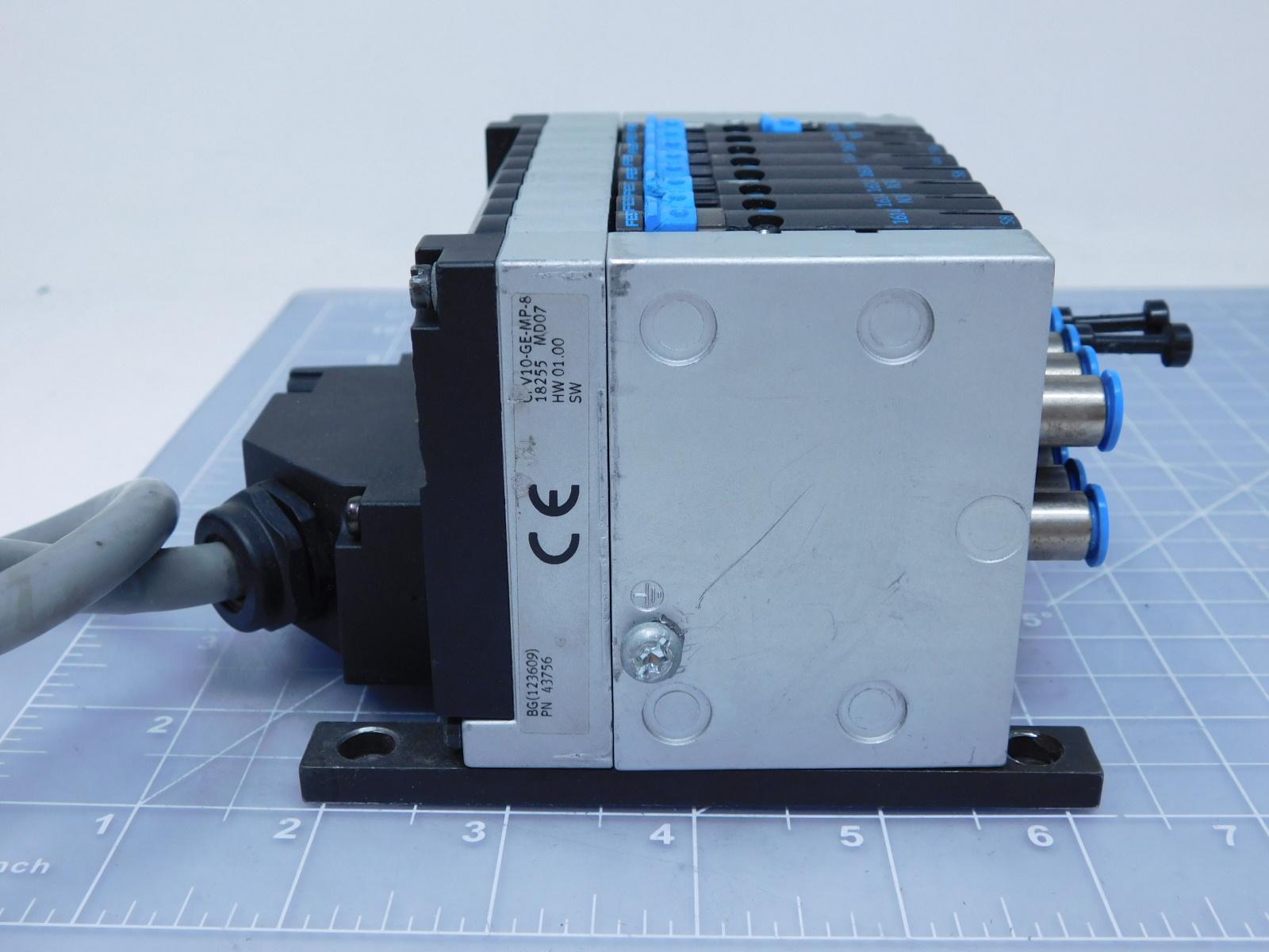 Festo 161 414 Pneumatic Valve Block Assembly T119859 eBay